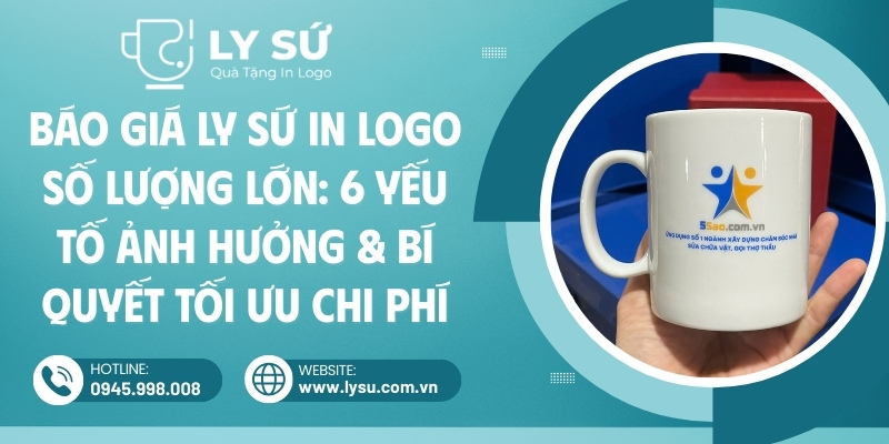 Báo giá ly sứ quà tặng in logo số lượng lớn